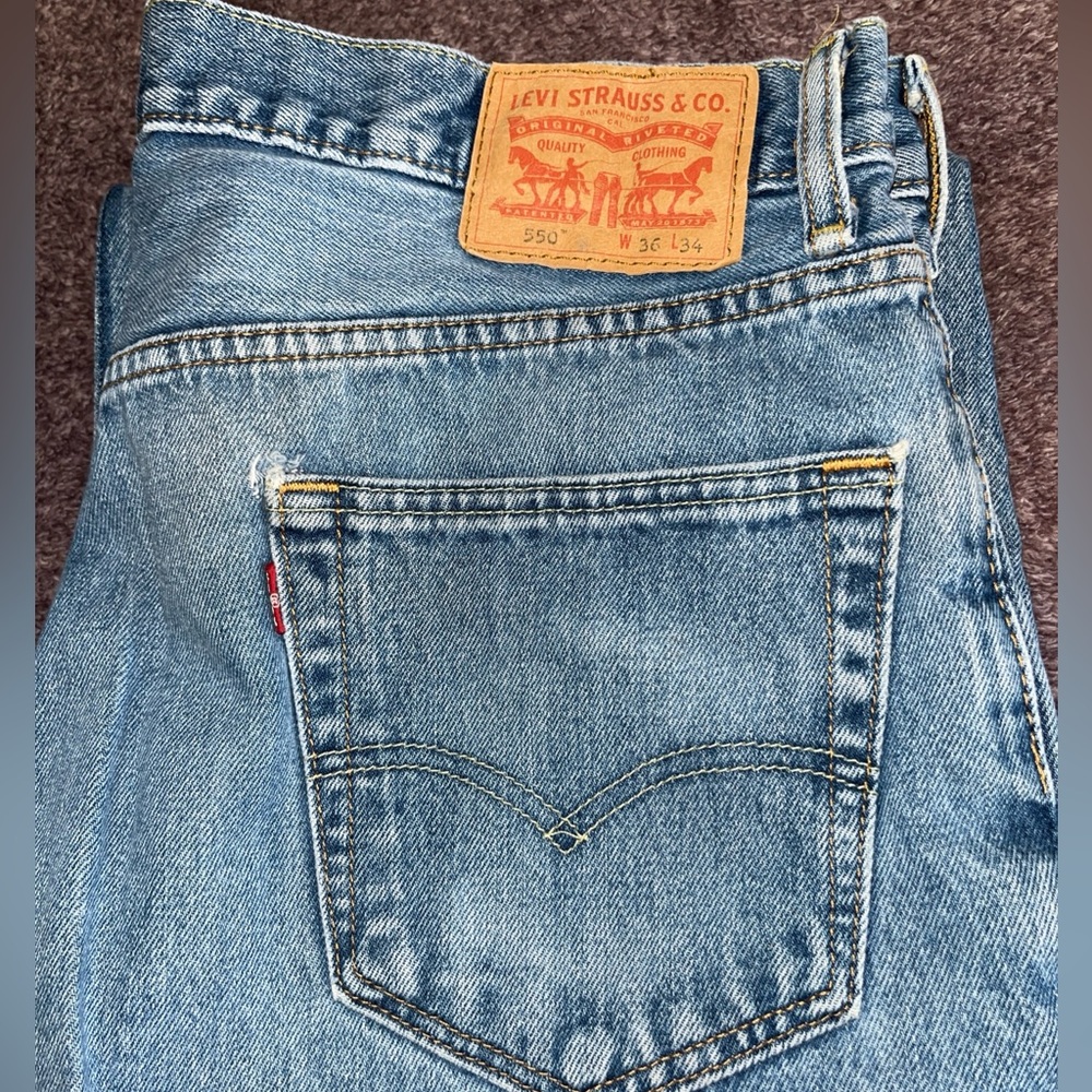 Levi's Classic straight leg jeans 38W X 34L